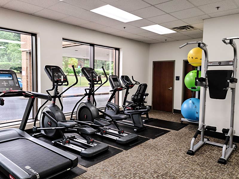 Corporate gym design and equipment